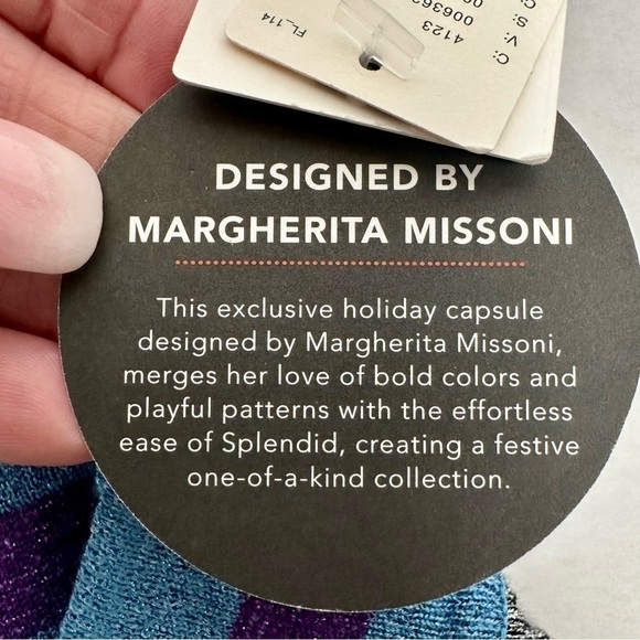 Anthropologie Splendid X Margherita Stretchy Silver Pants - Size Large - NWT - Picture 6 of 10